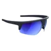 Image de BBB Cycling Lunettes de cyclisme durables pour homme et femme Protection UV 100% gravier Vélo de route et VTT Noir mat Blue Comet BSG-75