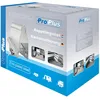 Image de ProPlus Antivol Tête d’Attelage Mobile 70 mm Diamètre Serrure   pour Remorque, Caravane et Van   Cadenas Disque + 2 Clés Inclus   Métal Argenté