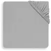 Image de Jollein Drap-Housse en Jersey Little Lemonade, 140 cm Longueur x 70 cm Largeur/150 cm Longueur x 75 cm Largeur, Gris Soft (Lot de 2)