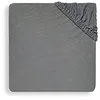 Image de Jollein Drap-Housse en Jersey, 120 cm Longueur x 60 cm Largeur, Gris Storm