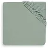 Image de Jollein Drap-Housse en Jersey, 120 cm Longueur x 60 cm Largeur, Vert Cendré