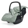 Image de Jollein 025-811-65371 Chancelière tricotée pour siège bébé stonegreen 82 x 42 cm