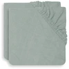 Image de Lot de 2 housses matelas à langer Éponge Ash Green