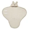 Image de Jollein Couverture Bunny Wrap, 100 cm Longueur x 105 cm Largeur, Nougat