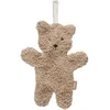 Image de Jollein Serviette en forme d'ours en peluche, cadeau de naissance, chiffon doux, extra doux