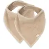 Image de Lot de 2 Bavoirs Bandana Biscuit