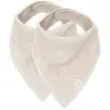 Image de Lot de 2 Bavoirs Bandana Nougat