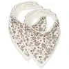Image de Lot de 2 bavoirs bandanas Retro Flowers