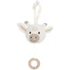 Image de Jollein 043-001-67076 Boîte à musique en tissu Motif girafe Blanc/beige