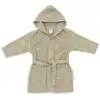 Image de Peignoir Bébé Éponge Jacquard Olive Green