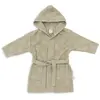 Image de Peignoir Bébé Éponge Jacquard Olive Green