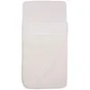 Image de Jollein Drap de lit pour Berceau - Ivoire flammé - 75 x 100 cm - pour Berceau de bébé - 100% Coton - Certifié Oeko-Tex - Aspect Lin - Ivoire
