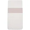 Image de Jollein Drap de lit - Nougat - 75 x 100 cm - pour Berceau de bébé - 100% Coton - Certifié Oeko-Tex - Aspect Lin - Beige