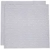 Image de Jollein Lot de 2 Serviettes en Mousseline pour bébé - Rayures Miffy - Bleu Marine - 115 x 115 cm - 100% Coton - Certifié Oeko-Tex - Bavoirs bébé - Bleu avec Rayures