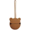 Image de Jollein Boîte à tétine en silicone pour les déplacements - Caramel - Diamètre 7 cm - Rangement de tétine - Marron