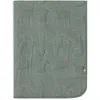 Image de Jollein Couverture pour bébé Jungle Jambo, Vert cendré/Laurel, 75 x 100 cm, 100% Coton, intérieur 100% Polyester, pour Berceau bébé, 2.0 TOG