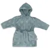 Image de Peignoir Bébé Éponge Jacquard Sea Green