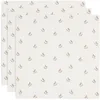Image de Jollein Nostalgic Ride Lot de 3 Serviettes en Mousseline pour bébé 70 x 70 cm 100% Coton certifié Oeko-Tex