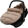 Image de Jollein Chancelière Puffed - Biscuit - Pour porte-bébé, siège auto groupe 0+ et poussette - Pour ceinture à 3 points et 5 points
