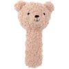 Image de Jollein Hochet pour bébé - Ours en peluche - Rose sauvage - Boucle - 100% polyester - 22 x 9 x 20 cm