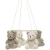 Image de Jollein Mobile - Teddy Bear - Vert olive/naturel - Pour fille et garçon - Pour lit de bébé et lit d'enfant - Ours en peluche