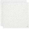 Image de Jollein On The Go Lot de 2 serviettes en mousseline 100% coton pour bébé 115 x 115 cm Certifié Oeko-Tex