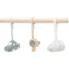 Image de Jollein Arche de Jeu pour bébé - on The Go - Lot de 3 Jouets pour bébé avec Voiture, clés et Miroir - Favorise Les Sens et la motricité - Arche de Jeu pour bébé - Vert lac/Ivoire/Bleu Clair