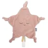 Image de Jollein Doudou Little Star pour bébé, Rose Sauvage, 100% Polyester, 25 x 25 cm