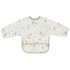 Image de Jollein Bavoir à Manches - Tiny Parks - Imperméable - Avec Fermeture Velcro - Bavoir Bébé - Bavoir Anti-Bave