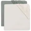 Image de Lot de 2 Drap-housse Jersey Wild Rose Ivory