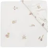 Image de Jollein Drap-Housse Jersey - pour Berceau - Animal Friends - 40/50x80/90cm - Drap-Housse en Coton - Certifiée Oeko-TEX