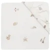 Image de Jollein Drap-Housse Jersey - pour Lit Enfant - Animal Friends - 60x120cm - Drap-Housse en Coton - Certifiée Oeko-TEX