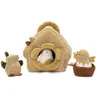 Image de Jollein Jouet Cache-Cache - Tiny Park - Nichoir en Tissu avec 3 Oiseaux - Jouet Sensoriel - Bruit de Papier Froissé et Préhension Facile - Jouet Bébé dès la Naissance