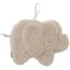 Image de Jollein Doudou Bébé - Éléphant - Elephant Tales - Sand - Peluche & Attache-Sucette - Ultra Doux - Doudou Bébé - Cadeau de Naissance - 19x14 cm (Lot de 2)