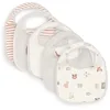 Image de Jollein Bavoirs Imperméables - Animal Friends - Lot de 5 - Avec Fermeture Velcro - Bavoirs Bébé - Bavoirs Anti-Bave