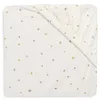 Image de Jollein Drap-housse en jersey - pour lit bébé - Kangaroots/Dusty Dot - 60 x 120 cm - drap-housse en coton - certifié OEKO-TEX