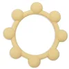 Image de Jollein Anneau de dentition bébé - Sun, Honey - aide à la dentition - sans BPA - anneau de dentition en silicone - jouet bébé - soulage les douleurs de poussée dentaire
