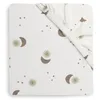 Image de Jollein Drap-Housse en Jersey - 60 x 120 cm - pour lit bébé et lit d'enfant - 100% Coton - avec élastique - Over The Moon