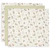 Image de Jollein Barn Buddies Lot de 3 Langes en Mousseline pour bébé - 70 x 70 cm - 100% Coton - Douces et absorbantes - Utilisation Polyvalente