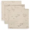 Image de Jollein Lange Bebe - Lot de 3 - Mousseline - 31x31cm - Woolly