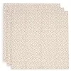 Image de Jollein Lot de 3 Langes en Mousseline pour bébé - 70 x 70 cm - 100% Coton - Doux et Absorbant - Utilisation Polyvalente - Lingettes pour bébé - Plumes Douces