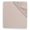 Image de Jollein Drap-Housse en Jersey - 60 x 120 cm - pour lit bébé et lit d'enfant - 100% Coton - avec élastique - Rose Soie