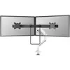 Image de Neomounts Support de table pour écran DS75S-950WH2 2 Écran(s) 43,2 cm (17) - 68,6 cm (27) blanc inclinable, rotatif, mobile, réglable en hauteur