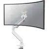 Image de Neomounts Support de table pour écran DS70PLUS-450WH1 1 Écran(s) 43,2 cm (17) - 124,5 cm (49) blanc inclinable, rotatif, mobile, réglable en hauteur