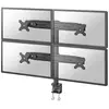 Image de Support de table pour écran Neomounts FPMA-D700D4 48,3 cm (19) - 76,2 cm (30) réglable en hauteur, inclinable, mobile, rotatif noir