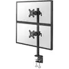 Image de Support de table pour écran Neomounts FPMA-D700DV 25,4 cm (10) - 68,6 cm (27) réglable en hauteur, inclinable, mobile, rotatif noir