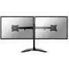 Image de Neomounts NM-D335DBLACK Support de table pour écran 2 Écran(s) 25,4 cm (10) - 68,6 cm (27) noir inclinable, mobile