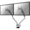 Image de Neomounts Support de table pour écran FPMA-D750DSILVER 2 Écran(s) 25,4 cm (10) - 81,3 cm (32) gris mobile, rotatif, inclinable, réglable en hauteur