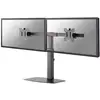 Image de Neomounts FPMA-D865DBLACK Support de table pour écran 2 Écran(s) 25,4 cm (10) - 68,6 cm (27) noir mobile, rotatif, inclinable, réglable en hauteur