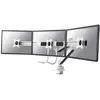 Image de Neomounts Support de table pour écran NM-D775DX3WHITE 3 Écran(s) 43,2 cm (17) - 61 cm (24) blanc mobile, rotatif, inclinable, réglable en hauteur